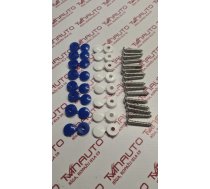 Numura stiprināšanas skrūve ar vāciņu 5 x 19mm komplekts zils / balts vāciņš REM FX-1042