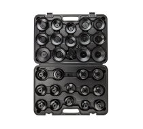 Eļļas filtra atslēgu kompl. 30.gab 3/8'' / 1/2'' / 65mm - 100mm NEO 11-242