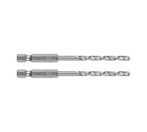 Urbis metālam 4mm 2gab komplekts HEX 1/4 / HSS / DIN338 GRAPHITE 54T705