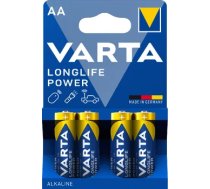 Baterija AA LR6 1.5V 4gab Longlife Power VARTA 38-014