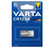 Baterija litija CR123A DL123A 3V 1430 mAh 1gab VARTA CR123A
