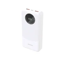 Dudao K12Pro Power Bank 22.5W PD 20000mAh USB-A, USB-C - White (K12Pro-new white)
