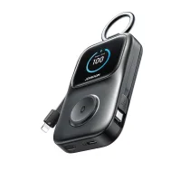 Joyroom JR-W19 5000mAh Powerbank with 5W Wireless Watch Charging - Black (JR-W19 Black)