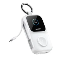 Joyroom JR-W19 5000mAh Powerbank with 5W Wireless Watch Charging - White (JR-W19 White)
