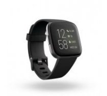 Fitbit Versa 2 Smart watch Carbon Aluminum       Black melns Smart-pulkstenis