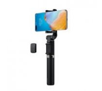 Huawei AF15 PRO Universāls Selfie Stick ar Bluetooth Tālvadības pulti un Tripodu izvelkamu Melns Statīvs