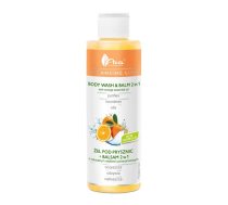 AVA Laboratorium Cleansing Line Body Wash & Balm 2 in 1 with Orange Essential Oil Attīroša līnija ķermeņa mazgāšanas līdzeklis un balzams 2 vienā ar apelsīnu ēterisko eļļu 200ml