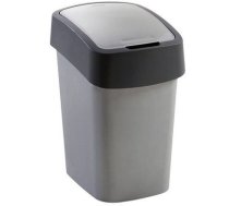 CURVER atkritumu tvertne „FLIP BIN“ 9 L sudraba / grafīta krāsā