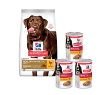 hills science plan canine adult healthy mobility large breed chicken 14