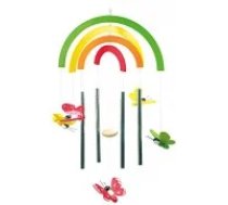 Koka piekarama rotaļlieta - karuselis Bino Mobile Butterfly 86075
