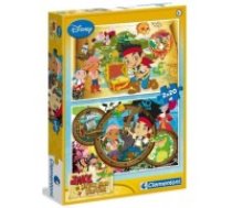 Puzles 2x20 gab. Clementoni Disney Jake puzzles 2x20 pcs 07011