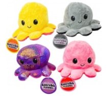 Mīksta rotaļlieta Tee Turtle Reversible Octopus Plush High Quality Eco (vaccuum packed) 4 assorted 2485-TY/36057