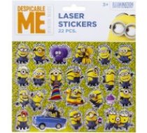 Uzlīmes Despicable Me/Minions Laser Stickers 22pcs 30262