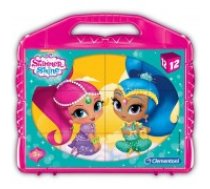 Kluči - puzles 12 gab. Clementoni Shimmer & Shine Puzzle in Case 12 pcs 41187