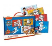 Puzles Paw Patrol Colour your own 4 Puzzles Progressive 12-16-20-24 pcs PW01015