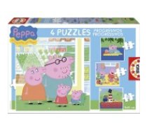 Puzles mazuļiem Educa Borras Puzzles Progressive Peppa Pig 6 - 9 - 12 - 16 pcs 15918.