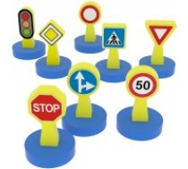 Rotaļlieta ceļa zīmes Millaminis My First Traffic Signs (8+8 Pcs) 20079