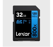 Atmiņas karte LEXAR Professional 800x SDHC UHS-I cards, C10 (V10) U1, R120 32GB