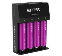 Lādētājs Efest Pro C4 battery charger