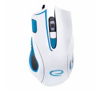 Esperanza EGM401WB Wired gaming mouse (white-blue) spēļu pele