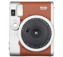 Momentfoto kamera Fujifilm instax mini 90 NC brown instant camera+instax glossy (10pcs.)