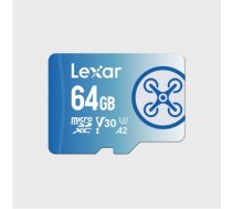Atmiņas karte LEXAR FLY microSDXC 1066x UHS-I / R160/W90MB (C10/A2/V30/U3) 64GB