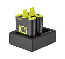 Telesin 3-slot charger for GoPro Hero 9 / Hero 10 + 2 batteries (GP-BTR-903-B)