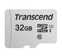 ATMIŅAS KARTE 32gb TRANSCEND MICROSDXC/SDHC 300S SILVER CARDS (V30) W/O ADAPTER