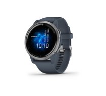 Viedpulkstenis Garmin Venu 2, silver/blue granite