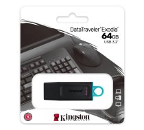 Zibatmiņa Kingston Flash Drive USB3.2/64GB DTX/64GB DataTraveler Exodia