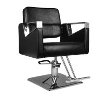 HAIR SYSTEM SM343 melns frizieru krēsls