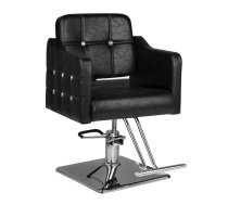 HAIR SYSTEM SM362 melns frizieru krēsls