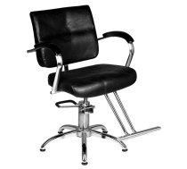 HAIR SYSTEM SM361 melns frizieru krēsls