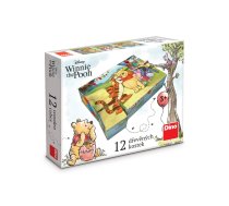 Dino Cube Puzzle 12 pc Winnie The Pooh And Friends