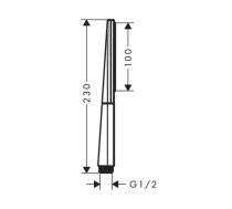 Hand shower Hansgrohe Rainfinity 26867670 (26867670)