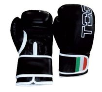 Boxing gloves TOORX LEOPARD BOT-001 8oz black eco leather (BOT-001)