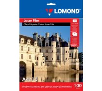 Lomond PET Film for b/w  AND  color laser printers Clear A4, 10 sheets (0703411)