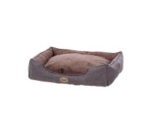 PET BED GREY 219087 58X50X15CM (219087 58x50x15)