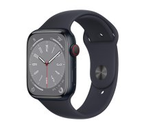 Watch Apple Watch Series 8 LTE 45mm Midnight Aluminium Case with Sport Band  - Midnight