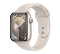 Watch Apple Watch Series 9 GPS 45mm Starlight Aluminium Case with Sport Band M/L - Starlight