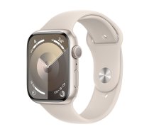 Watch Apple Watch Series 9 GPS 45mm Starlight Aluminium Case with Sport Band M/L - Starlight