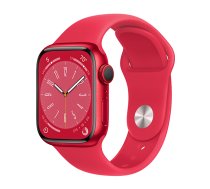Watch Apple Watch Series 8 GPS 41mm Red Aluminium Case with Sport Band - Red EU