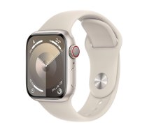 Watch Apple Watch Series 9 LTE 41mm Starlight Aluminium Case with Sport Band S/M - Starlight EU