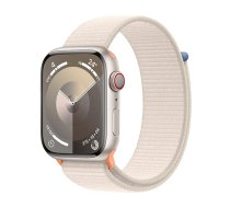 Watch Apple Watch Series 9 LTE 45mm Starlight Aluminium Case with Sport Loop - Starlight EU
