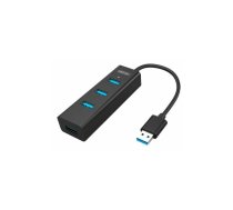 Unitek Hub 4x USB 3.0; BC1,2; CZARNY Y-3089