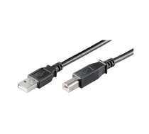 MicroConnect USB cable 2.0 A-B 3m M-M,Transparent USBAB3T