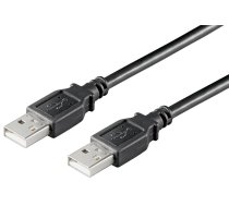 MicroConnect USB2.0 A-A 0,1m M-M, Black USBAA01B