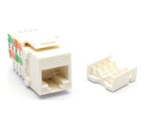 Datu ligzda RJ45 Cat5e UTP neekranēta balta, Keystone, IDC EXCEL / 100-010