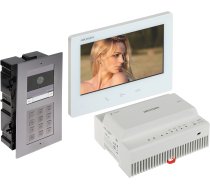 VIDEO DOMOFONA KOMPLEKTS DS-KIS704EY-ACF2/ALUMINUM Hikvision