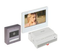 VIDEO DOMOFONA KOMPLEKTS DS-KIS704EY/ALUMINUM Hikvision